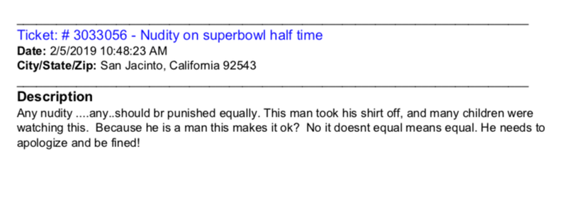 Illustration for article titled America Vs. Adam Levine's Nipples: All The FCC Viewer Complaints About The Super Bowl Halftime Show